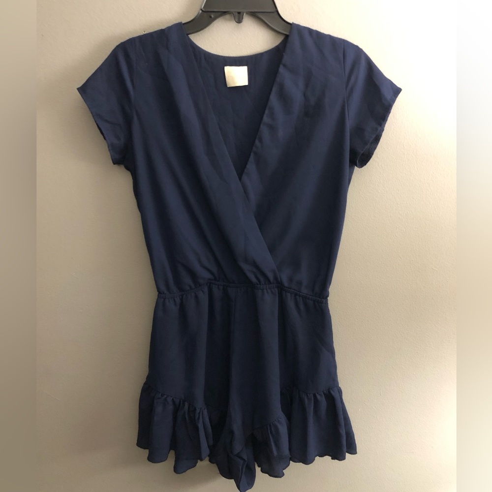 Loving Things Navy Romper